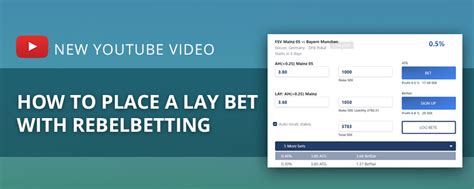 How to Lay a Bet .